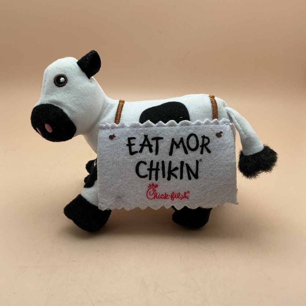 CHIK FIL A, Cow Plush, Eat Mor Chikin, Stuffed Animal Promotional 2024‎